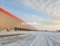 Вид здания. Сухой склад (+18) Логистический комплекс Придорожный Самарская обл, Волжский р-н, село Преображенка, ул Индустриальная, зд 2/2, 94 146 м2 фото 3